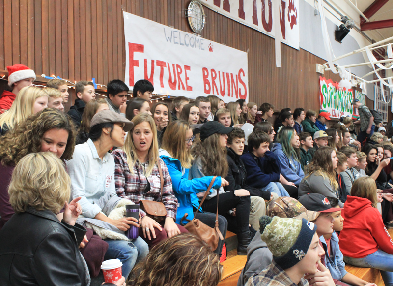 Parents and eighth graders visited campus for Future Bruins Day. Photo by Brandon McGinnis