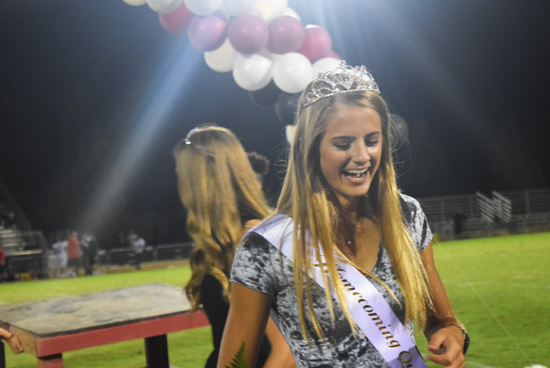 Senior Lucy Livingston was crowned Homecoming queen. Photo by Karissa Johnson