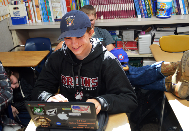 Jacob+Thomason%2C+a+senior%2C%0A+is+enthusiastic+about+the+prospect+of+joining+the+military.+Photo+by+McKenna+Hisaw
