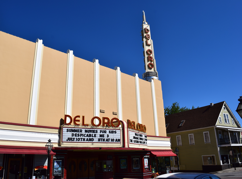 The Del Oro Theater in downtown Grass Valley is a popular place for teens to watch movies with their friends. Photo by Morgan Ham