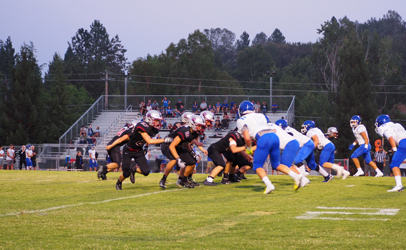 Varsity+Bruin+Football+faced+the+El+Dorado+Cougars+in+the+first+home+game+of+the+season+on+Friday%2C+August+24.+Photo+by+Morgan+Ham