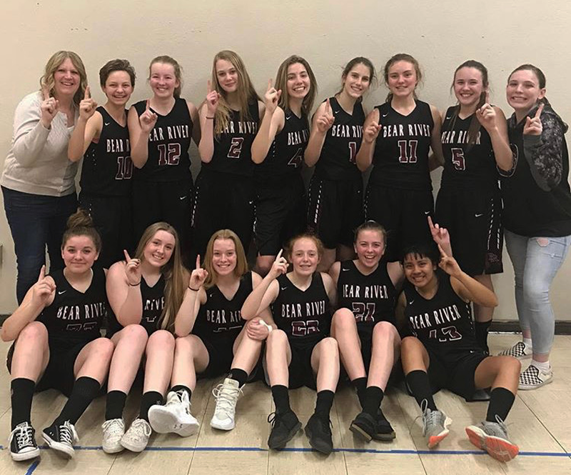 The Junior Varsity Girls Basketball team went undefeated in the 2018-19 season.Courtesy Photo 