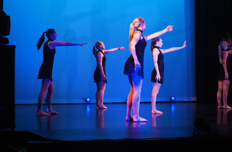 Dancers preform at their annual Celebration of Dance. Photo by Zach Fink.