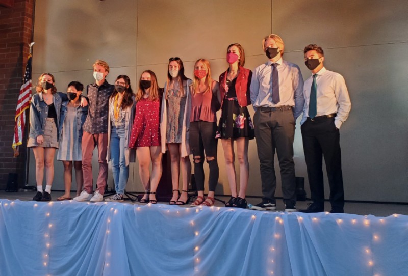 Despite the difficulties COVID-19 had raised this year, the valedictorians and salutatorian persevered; their hard work later recognized and celebrated during the event held on May 19. Courtesy Photo