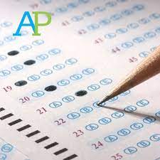 AP exams are a great, albeit stressful way to sound out to colleges.     Photo by College Board.