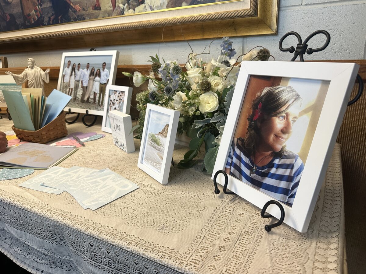 The Bear River community came together on Saturday to celebrate the life of Angelique Roberts, the wife of principal Chris Roberts
