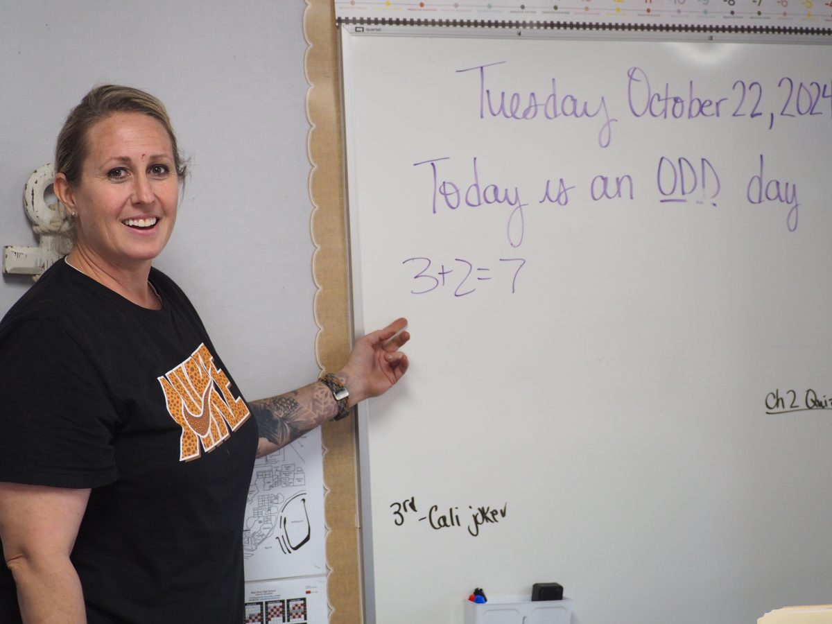 Kara Scheitlin is a math teacher at Bear River and wishes they were able to offer a widerr range of classes to students.