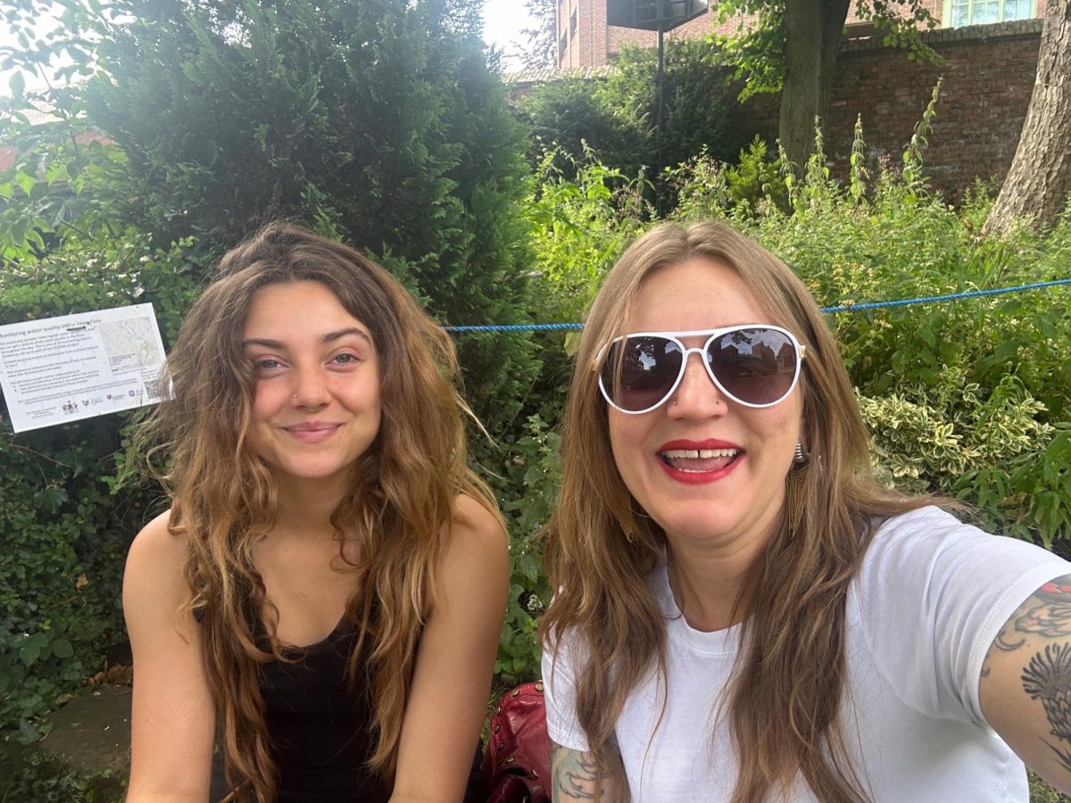 Elizabeth Jens, right, and her daughter Lucy Lee In York, England