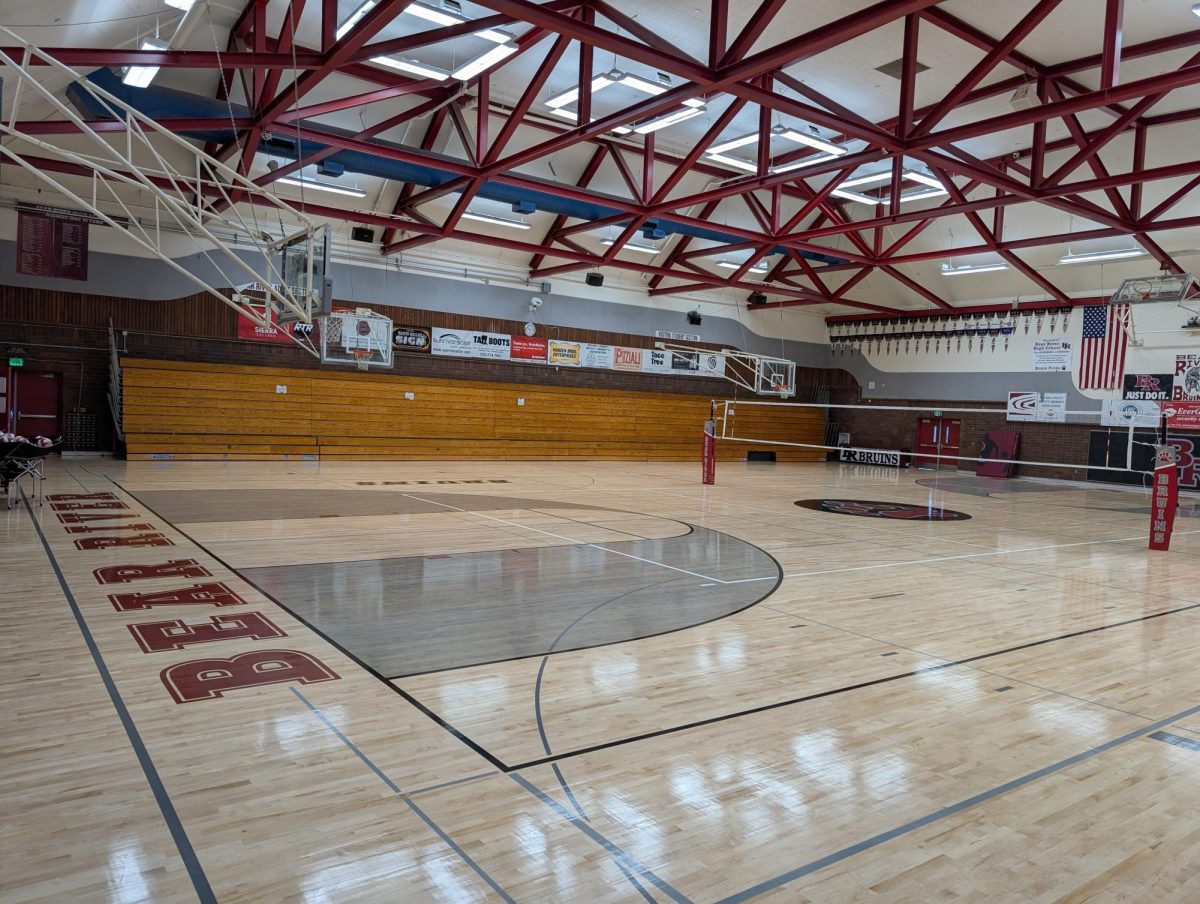 Bear River has a brand new gym floor that gives a sleek, modern look to the gym.