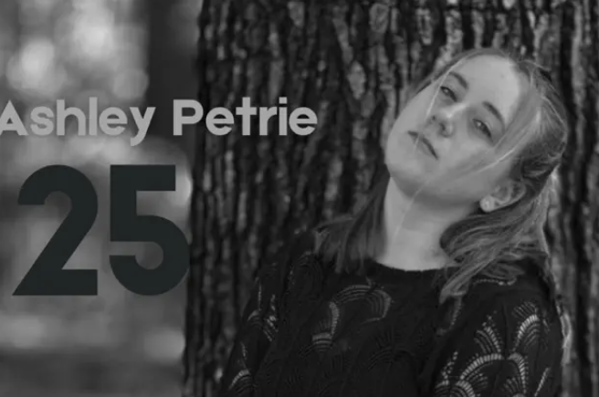 The cover of Ashley Petrie's new album '25' which is available to listen to on Spotify and Apple Music.