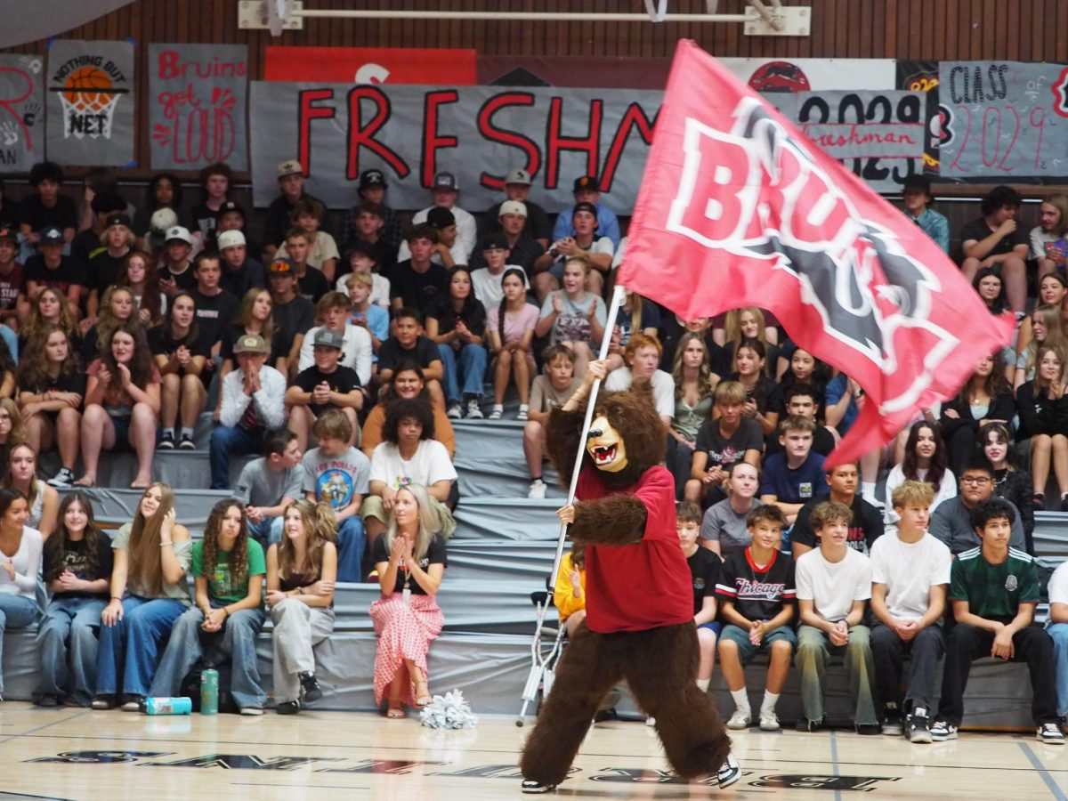 Balloo gets the crowd hyped at the first rally of the year.