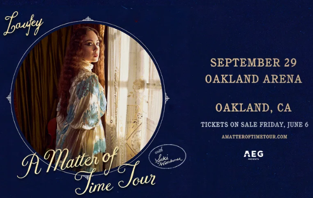 Laufey played at the Oakland Arena on September 29, on tour for her new album “A Matter of Time”. She was accompanied by Suki Waterhouse, her opening act, who recently released an album of her own.