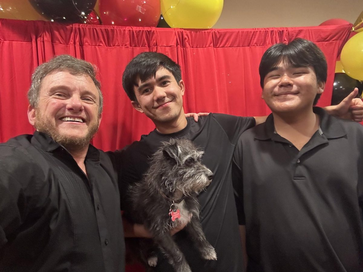 Dr. Sam Johnston on the left, Khay Saidvo in the middle, Yotsaphat 'C' Pungrattana on the right