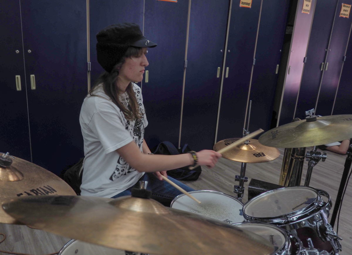 Bear River's Cassidy Downard Keeps The Beat