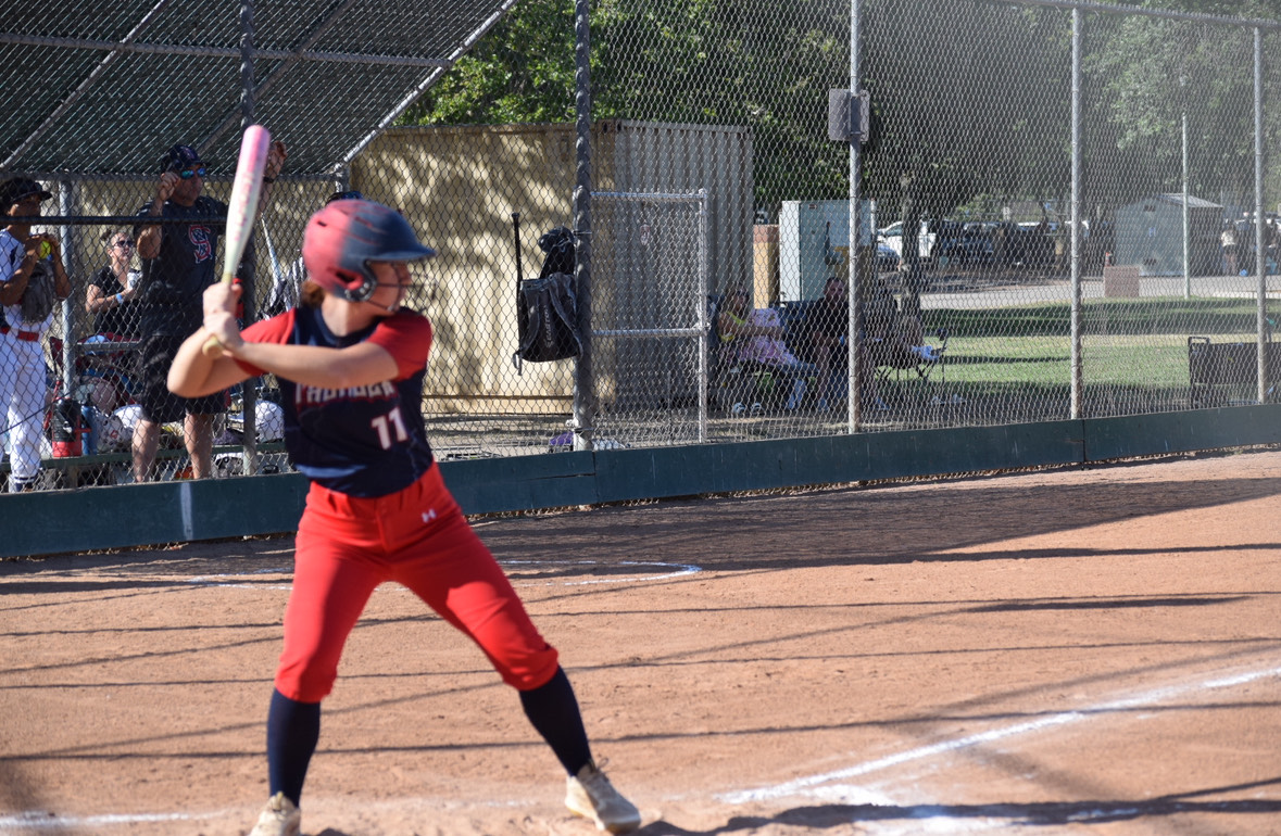 Bear River's Ella Bailey-West is a top softball player.