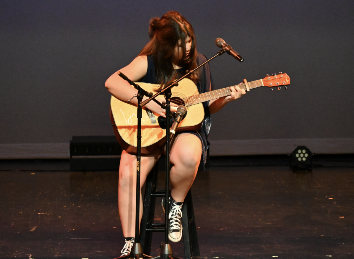 Lenna DeCima performing at last years talent show. She will be also performing at this years show. 