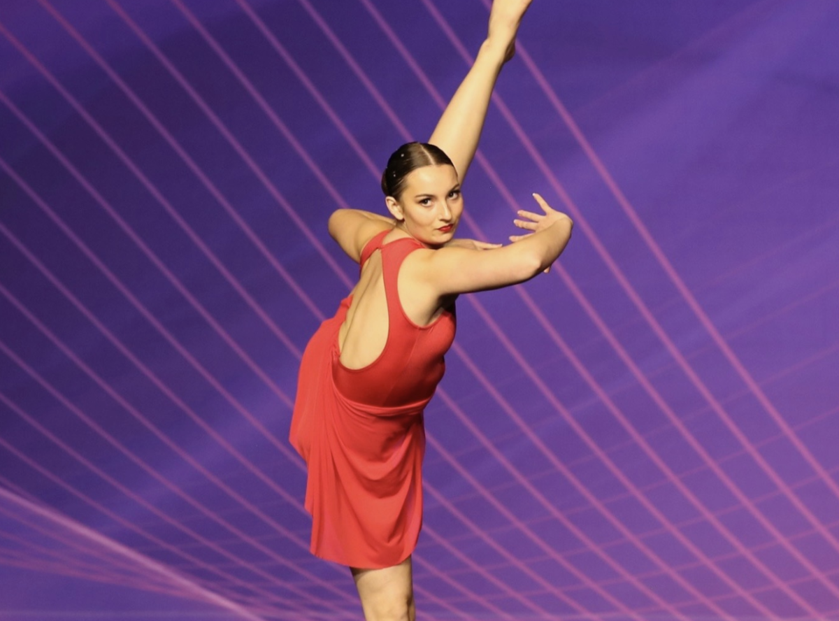 Hailey Heer performing at the Act 1 Dance Competition.